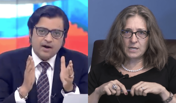 امریکی پروفیسر کا ارناب گوسوامی کے ٹاک شو سے احتجاجاً واک آؤٹ، بھارتی میڈیا کے انداز پر سخت تنقید