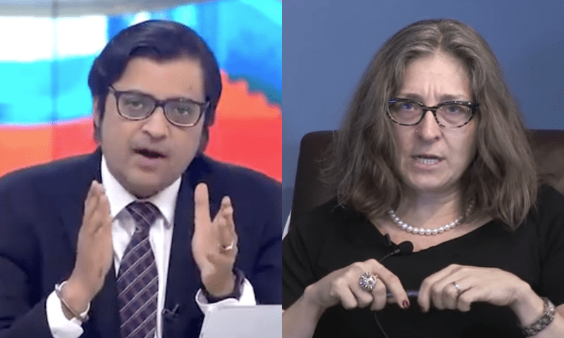 امریکی پروفیسر کا ارناب گوسوامی کے ٹاک شو سے احتجاجاً واک آؤٹ، بھارتی میڈیا کے انداز پر سخت تنقید