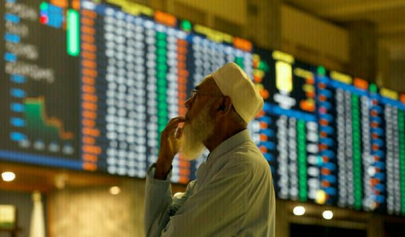 پاکستان اسٹاک ایکسچینج میں تیزی کے بعد مندی کا رجحان
