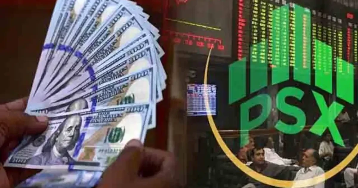 پاکستان اسٹاک ایکسچینج میں معمولی مندی، ڈالر کی قیمت میں معمولی اضافہ