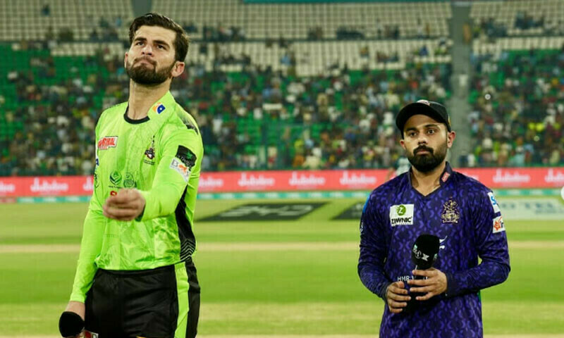 پی ایس ایل 10 لاہور قلندرز اور کوئٹہ گلیڈی ایٹرز کا میچ شدید آندھی اور بارش کے باعث روک دیا گیا