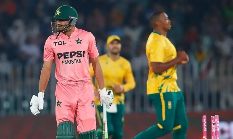 جنوبی افریقہ نے پاکستان کو پہلے ٹی20 میں شکست دے دی