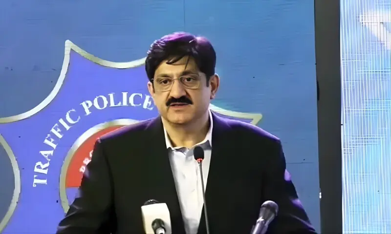 وزیراعلیٰ سندھ نے پہلا ’ای چالان‘ معاف کرنے کی ہدایت دے دی