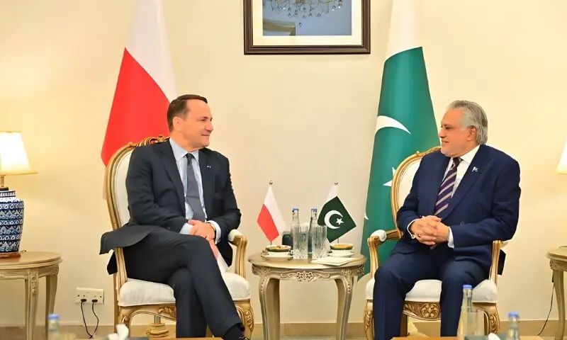 پاک فضائیہ کی بنیاد رکھنے میں پولینڈ کا اہم کردار ہے، اسحاق ڈار