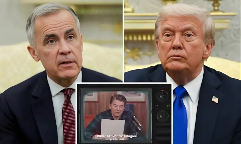 اینٹی ٹیرف اشتہار، کینیڈا نے صدر ٹرمپ سے معافی مانگ لی