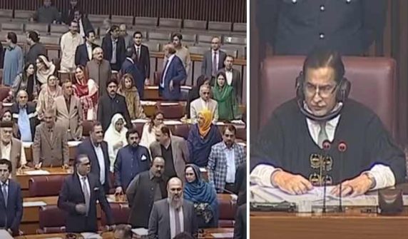 27 ویں آئینی ترمیم دوتہائی اکثریت کیساتھ قومی اسمبلی سے بھی منظور