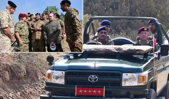 اردن کے بادشاہ کا دفاعی ادارے گلوبل انڈسٹریل اینڈ ڈیفنس سلوشنز کا دورہ