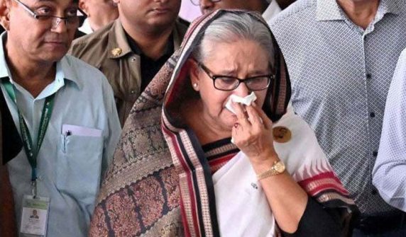 بنگلہ دیش کی بھارت نواز حسینہ واجد کو طلبہ کے قتل عام پر سزائے موت کا حکم