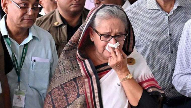 بنگلہ دیش کی بھارت نواز حسینہ واجد کو طلبہ کے قتل عام پر سزائے موت کا حکم