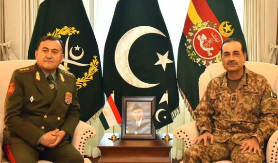 تاجک وزیر دفاع کی فیلڈ مارشل سے ملاقات، دوطرفہ تعاون بڑھانے کے عزم کا اعادہ