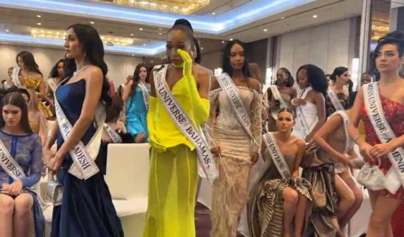 تھائی لینڈ میں مس یونیورس مقابلہ تنازع کا شکار، حسیناؤں کا واک آؤٹ