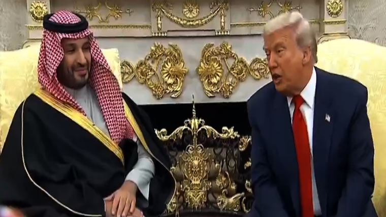 سعودی ولی عہد کی ٹرمپ سے ملاقات، سرمایہ کاری ایک ٹریلین ڈالر تک بڑھانے کا اعلان