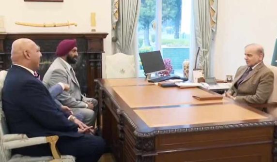 وزیراعظم شہباز شریف سے امریکا میں مقیم سکھ تنظیم کے صدر کی ملاقات