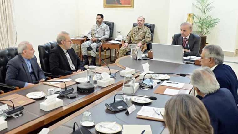 وزیراعظم و صدر مملکت سے سیکرٹری سپریم نیشنل سکیورٹی کونسل ایران کی ملاقات