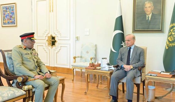 وزیرِ اعظم سے چیئرمین جوائنٹ چیفس کمیٹی کی الوداعی ملاقات