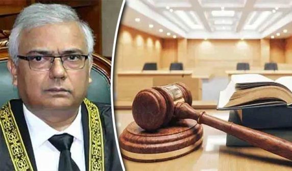 وفاقی آئینی عدالت کے چیف جسٹس امین الدین خان کا پہلا فیصلہ