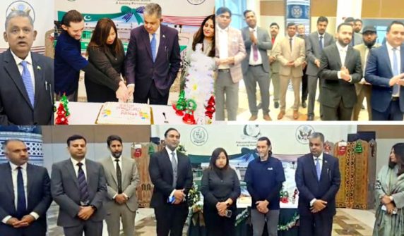 امریکا میں پاکستانی سفارت خانے میں کرسمس کے حوالے سے خصوصی تقریب