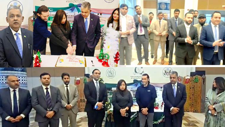 امریکا میں پاکستانی سفارت خانے میں کرسمس کے حوالے سے خصوصی تقریب