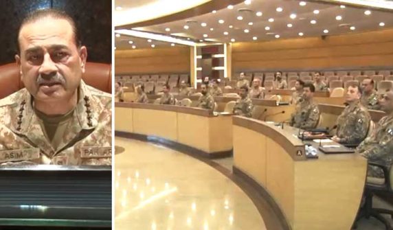 بھارتی سپانسرڈ دہشتگردوں، سہولت کاروں سے بغیر رعایت نمٹا جائیگا کورکمانڈرز کانفرنس