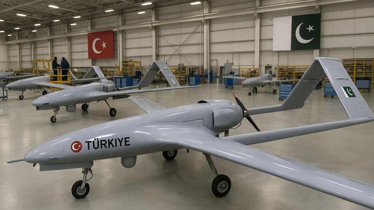 ترکیہ پاکستان میں جنگی ڈرونز تیار کرنے کی فیکٹری بنانے کیلئے تیار