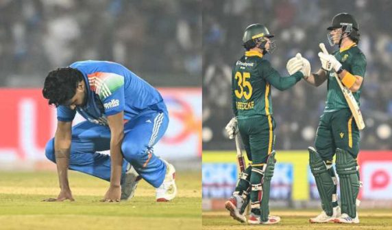 جنوبی افریقا کی شاندار بیٹنگ بھارتی بولرز اپنے گھر میں 359 رنز کا دفاع نہ کر سکے