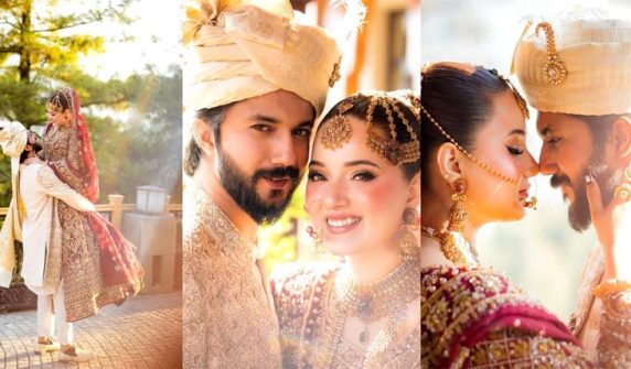 ربیکا اور حسین کی شادی کی تصاویر وائرل، مداحوں کی مبارکباد، نیک تمنائیں