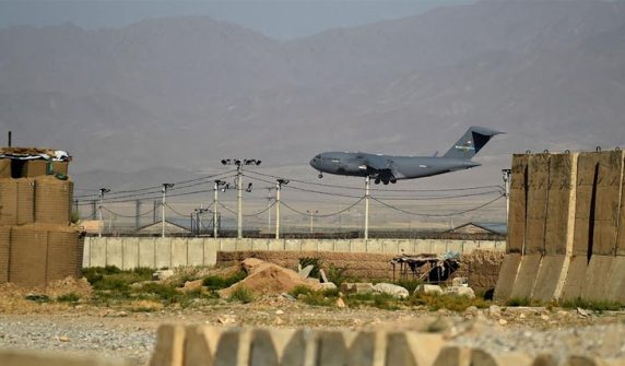 طالبان رجیم کا بگرام ایئر بیس پر فوجی سازو سامان کی تیاری سے متعلق پروپیگنڈا بے نقاب