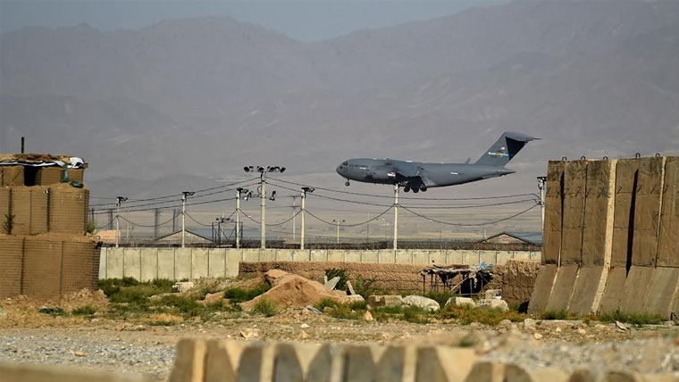 طالبان رجیم کا بگرام ایئر بیس پر فوجی سازو سامان کی تیاری سے متعلق پروپیگنڈا بے نقاب