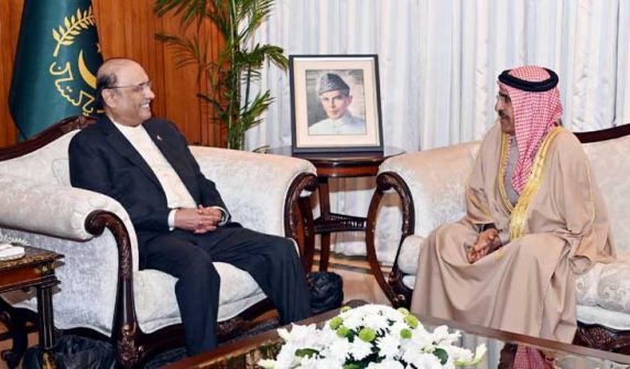 پاکستان اور بحرین کے تعلقات مشترکہ مذہب اور ثقافت پر مبنی ہیں صدر مملکت