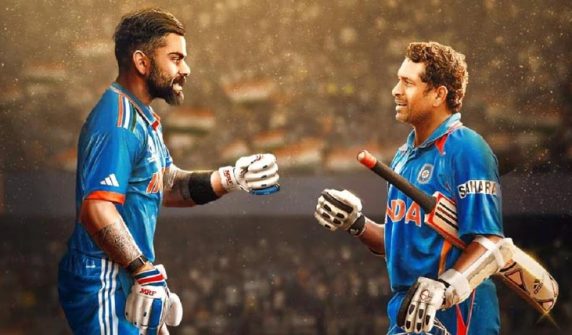 کوہلی نے ٹنڈولکر کا عالمی ریکارڈ توڑ کر تاریخ رقم کر دی