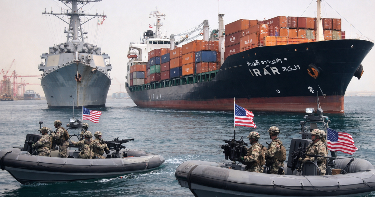 امریکا کی ایرانی بندرگاہوں کی ناکہ بندی شروع؛ ٹرمپ کا 158 جہاز تباہ کرنے کا دعویٰ