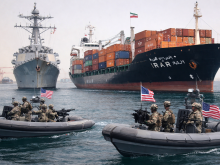 امریکا کی ایرانی بندرگاہوں کی ناکہ بندی شروع؛ ٹرمپ کا 158 جہاز تباہ کرنے کا دعویٰ