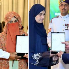 ایوان صدر میں پروقار تقریب، مسلح افواج کے افسران و جوانوں کو اعزازات سے نوازا گیا