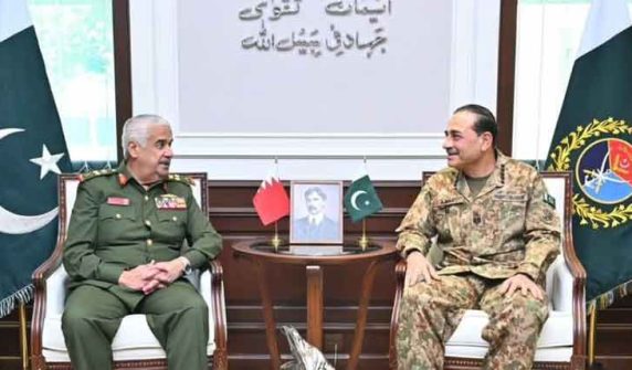 بحرین نیشنل گارڈ کے کمانڈر کی فیلڈ مارشل عاصم منیر سے ملاقات، دفاعی تعاون بڑھانے پر اتفاق